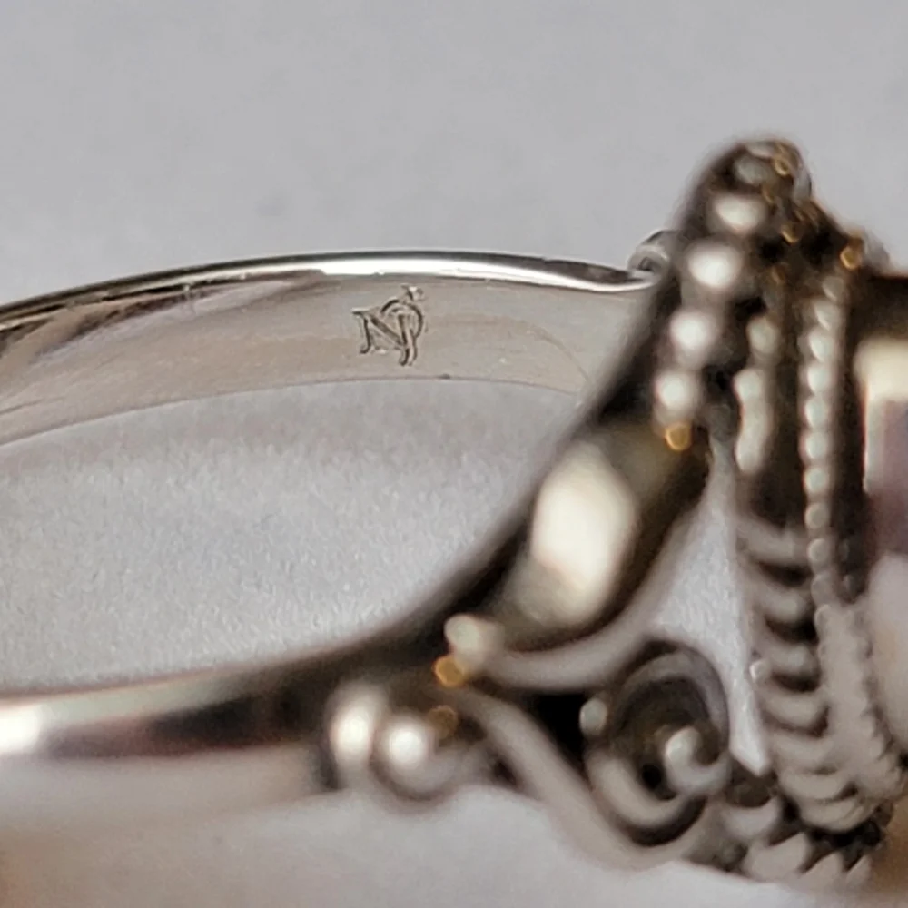 Carnelian Sterling Silver Dahlia Ring Oval Gemstone Cabochon Filigree